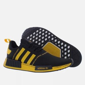 Adidas Black and Yellow Sneakers
